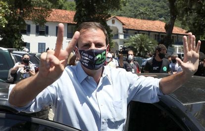 Eduardo Paes (DEM), eleito prefeito no Rio.