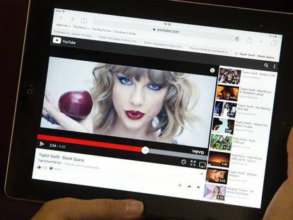 Vídeo da cantora Taylor Swift no Youtube.