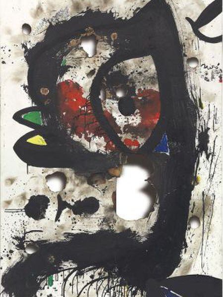 'Lenço queimado 3', de Joan Miró.