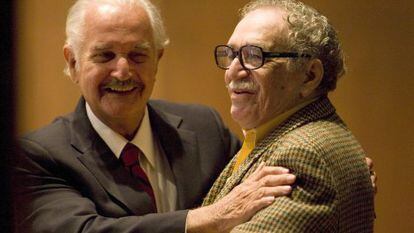 Carlos Fuentes e García Márquez em 2008.