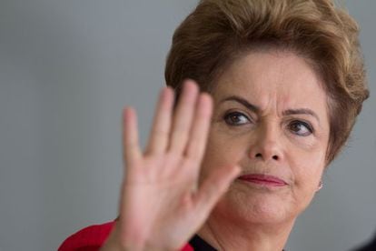 A presidenta Dilma Rousseff, na &uacute;ltima sexta.