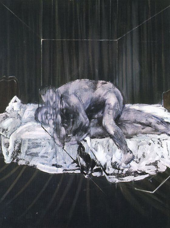 Francis Bacon, 'Duas figuras' (1953).