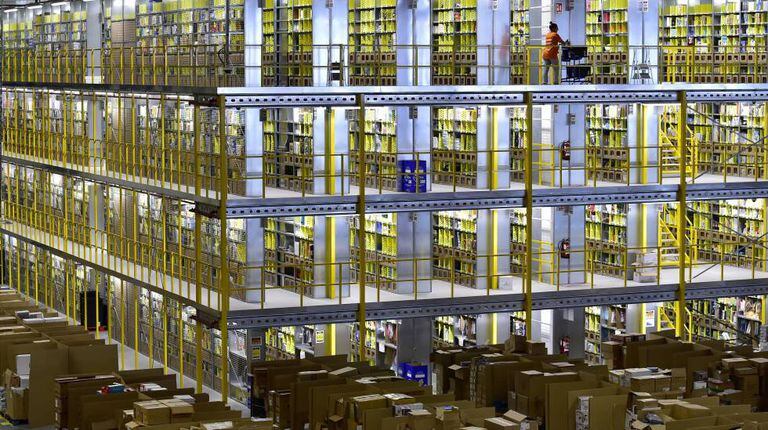 Centro logístico da Amazon em San Fernando de Henares (Madri)