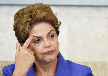 A presidenta Dilma Rousseff nesta terça.