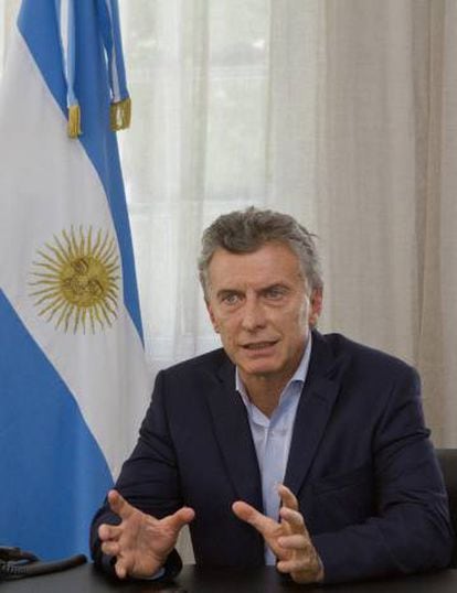 O presidente argentino Mauricio Macri.