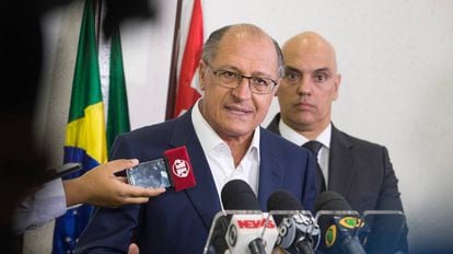 Geraldo Alckmin e Alexandre de Moraes, em 2016.