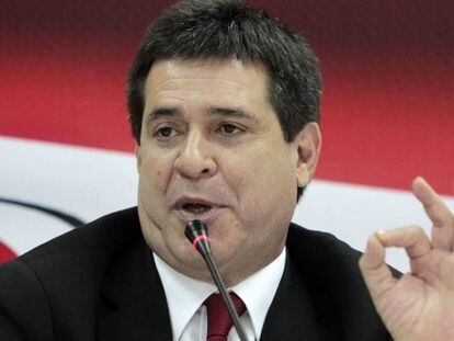 O presidente paraguaio, Horacio Cartes, em 2013.