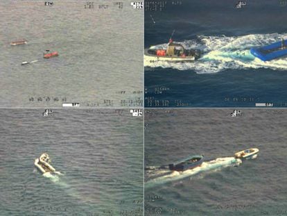 Contrabandistas de migrantes no Mediterrâneo recuperam os botes vazios para reutilizá-los zarpando da costa líbia.