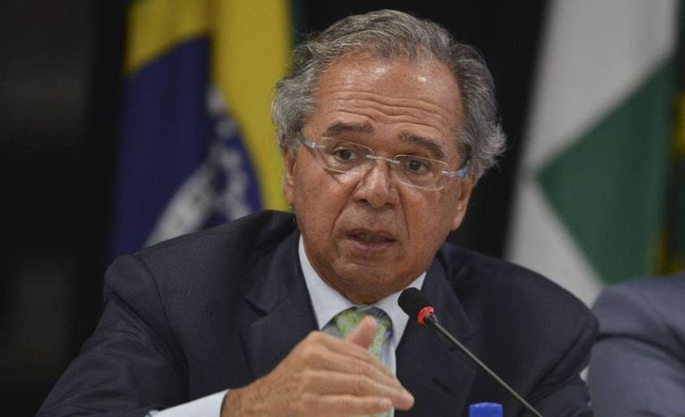 O ministro da Economia, Paulo Guedes, no início da semana em Brasília.