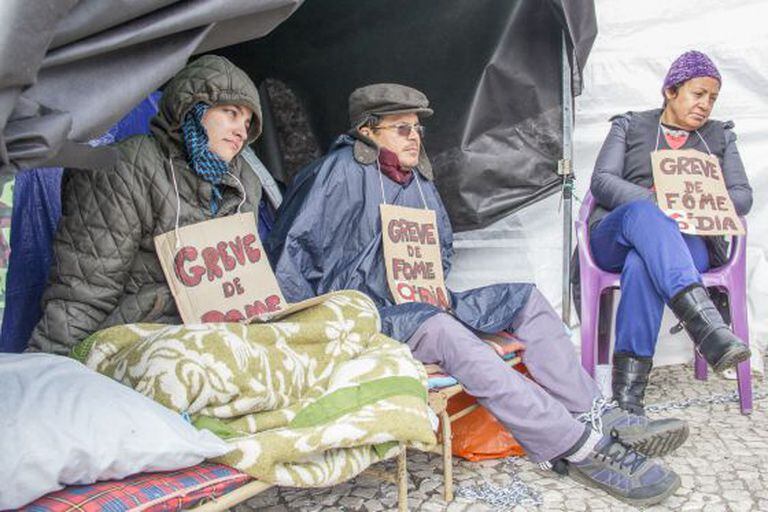 Greve de fome nesta terça em Curitiba.