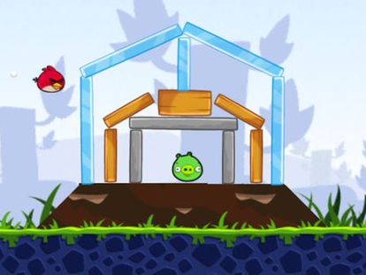 Imagem do jogo Angry Birds.