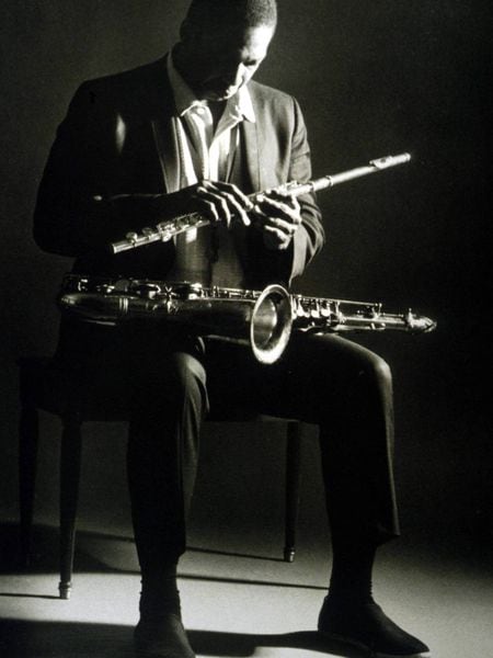 Retrato de John Coltrane