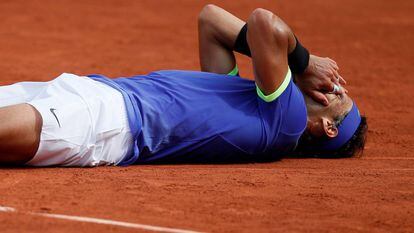 Nadal, depois da vitória em Roland Garros.