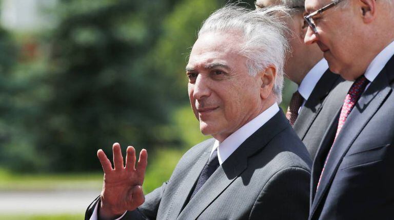 Temer, em Moscou, no dia 20.