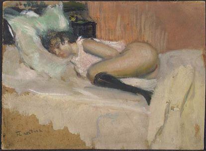 ‘Femme Nue Allongée’, de Toulouse-Lautrec.