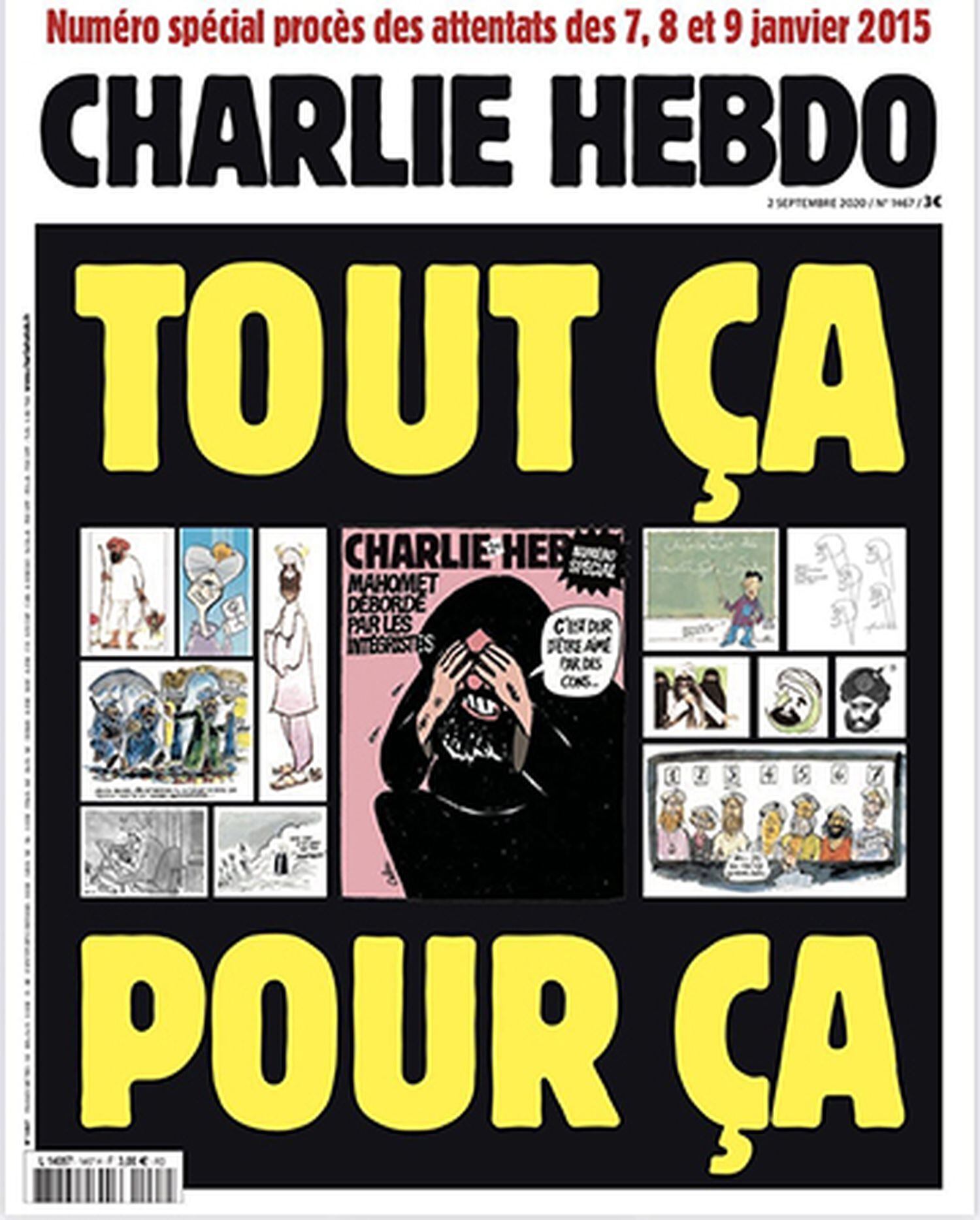 Capa da última edição do ‘Charlie Hebdo’.