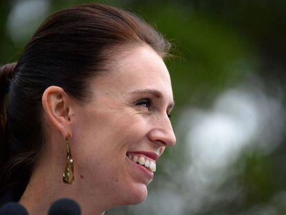 A primeira-ministra de Nova Zelândia, Jacinda Ardern, em uma coletiva de imprensa na passada sexta-feira em Sidney.