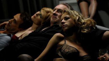 O ator Gérard Depardieu em uma cena de 'Welcome to New York', de Abel Ferrara.