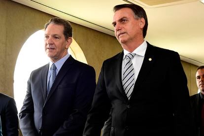 João Otávio de Noronha e o presidente  Jair Bolsonaro, em novembro de 2018.