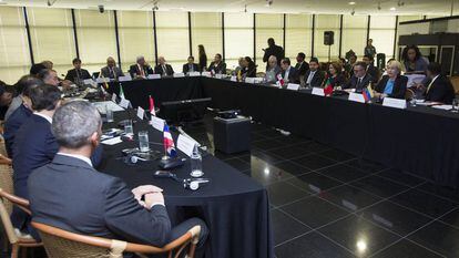 Reunião de procuradores de 11 países, em Brasília.