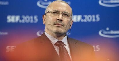 Khodorkovsky, durante sua participação no Fórum Econômico Suíço (SEF), em Interlaken (Suíça), em junho passado.