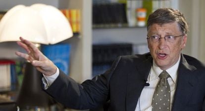 Bill Gates durante uma recente entrevista concedida ao EL PAÍS.