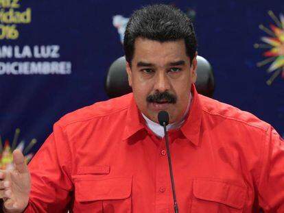 Nicolás Maduro em evento recente.