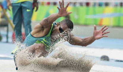Ricardo Costa, medalha de ouro no salto.
