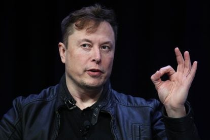 Elon Musk, durante uma conferência em Washington em 9 de março.