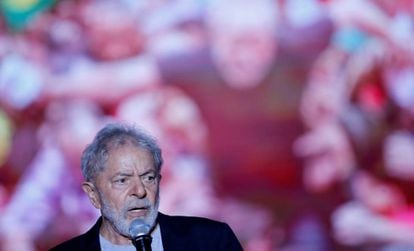 Lula da Silva em Recife, Brasil, no domingo passado.