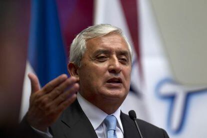 O presidente de Guatemala, Otto Pérez Molina.