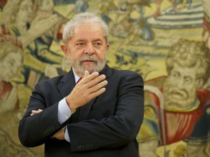 Lula, nesta quinta-feira, em Madri.