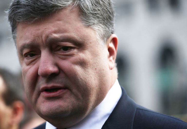 O presidente ucraniano, Petro Poroshenko, dia 31.03.