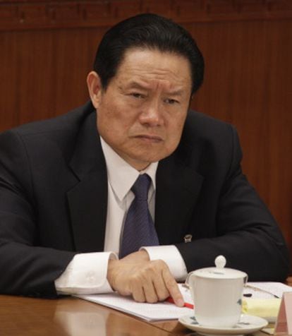 Zhou Yongkang, responsável pela segurança interior do país durante o mandato do ex-presidente, Hu Jintao.