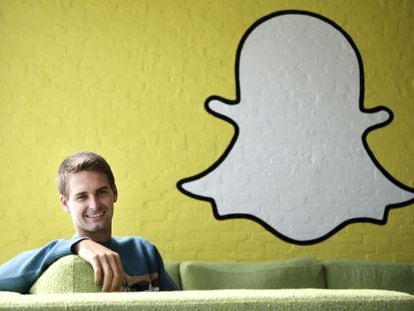 Evan Spiegel, fundador do Snapchat.