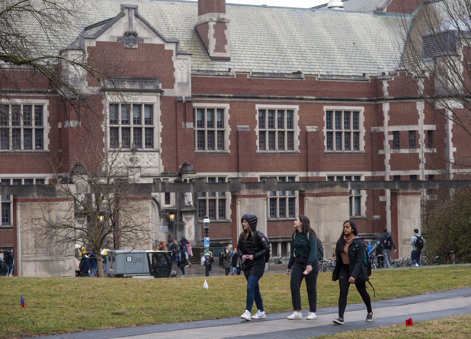 Estudantes em Princeton, Nova Jersey.