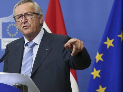 Jean-Claude Juncker fala na quarta-feira sobre a saída do Reino Unido em Bruxelas.