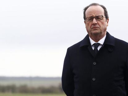 O presidente franc&ecirc;s Fran&ccedil;ois Hollande, no &uacute;ltimo dia 3.