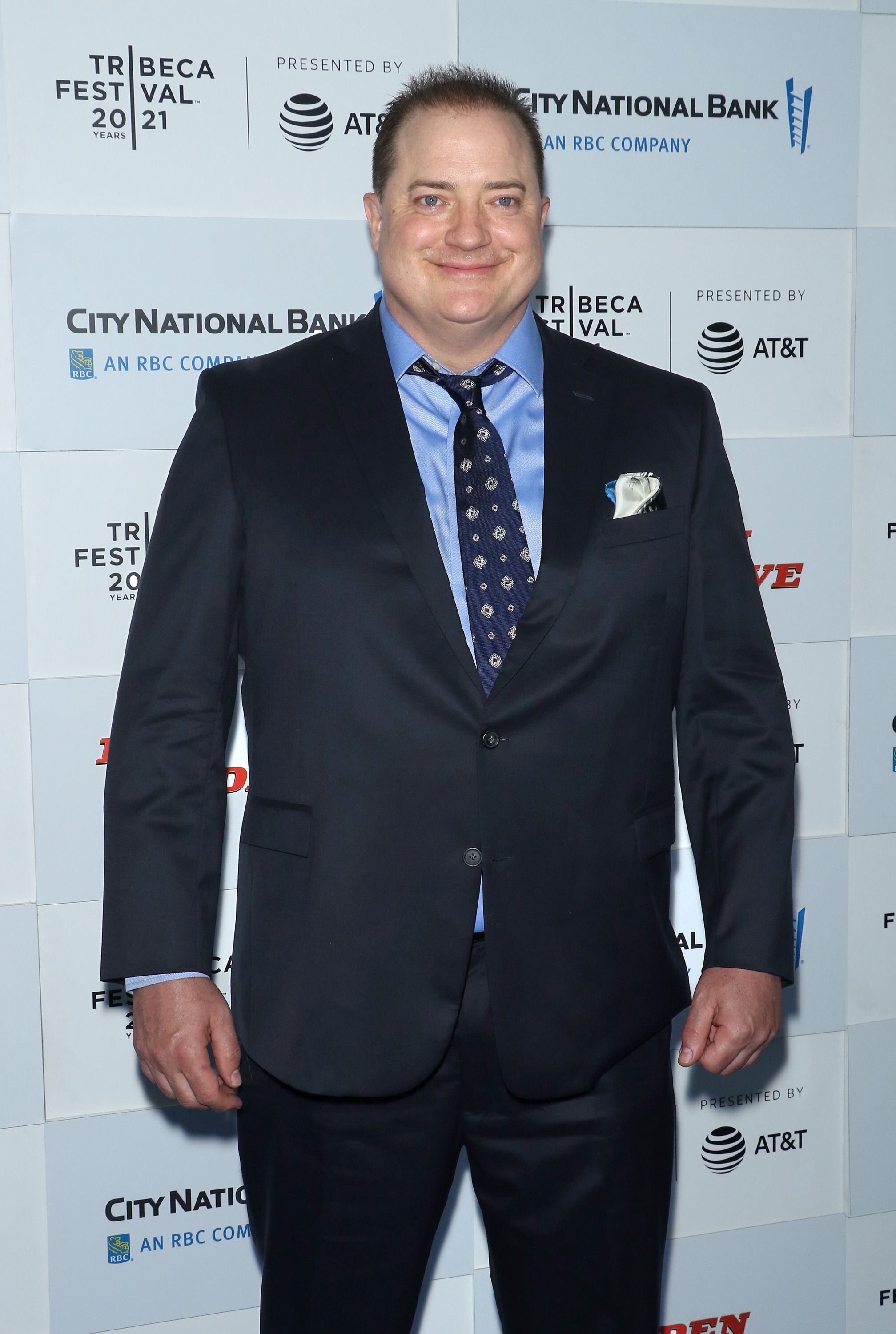 Brendan Fraser fotografado em junho de 2021 em Nova York. 