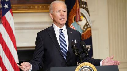 Joe Biden fala à imprensa na quarta-feira passada, na Casa Branca.