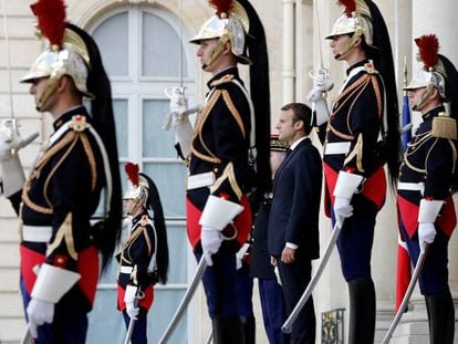 O presidente francês Macron