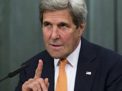 O secretário de Estado John Kerry, na sexta-feira passada.