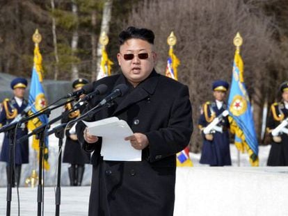 Kim Jong-un, em abril de 2014.
