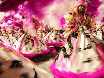 Ensaios das escolas de samba no Rio.