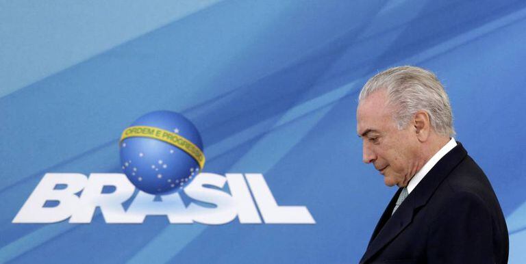 Presidente Michel Temer em pronunciamento no fim do ano.
