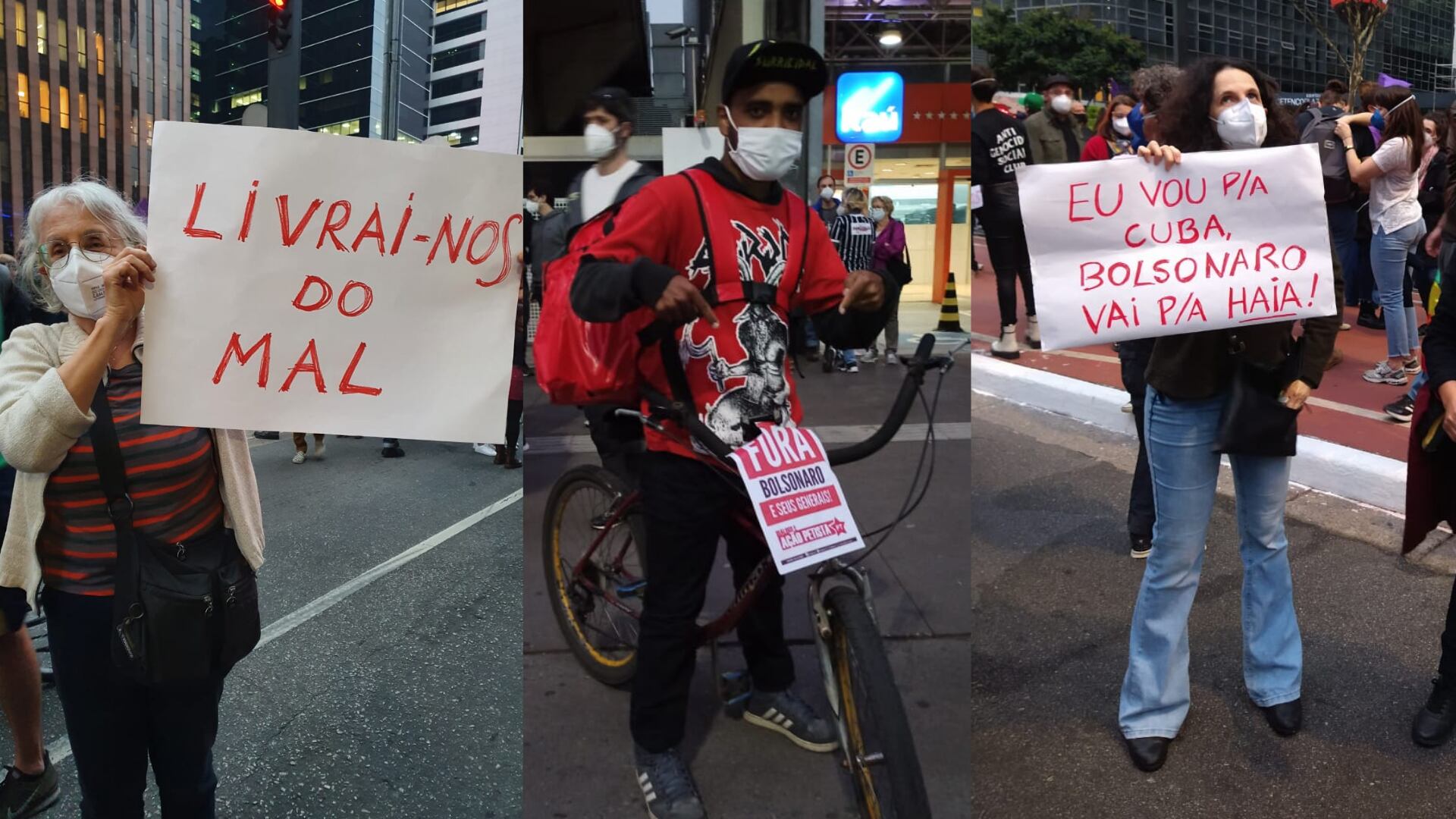 Protesto chegou a ocupar nove quadras na avenida mais famosa de São Paulo.
