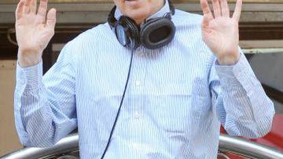 Woody Allen, durante a rodagem de 'Café Society', o 18 de setembro de 2015, em Nova York.