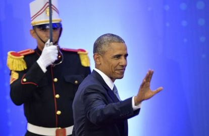 Obama, na abertura da Cúpula.