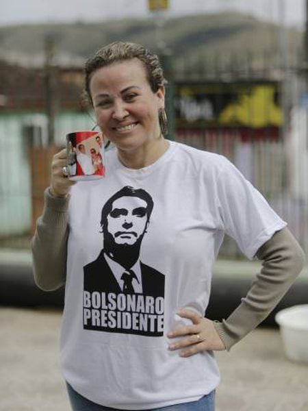 Cátia Cunha, fã de Bolsonaro.