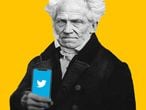 Schopenhauer tuiteando sobre a morte